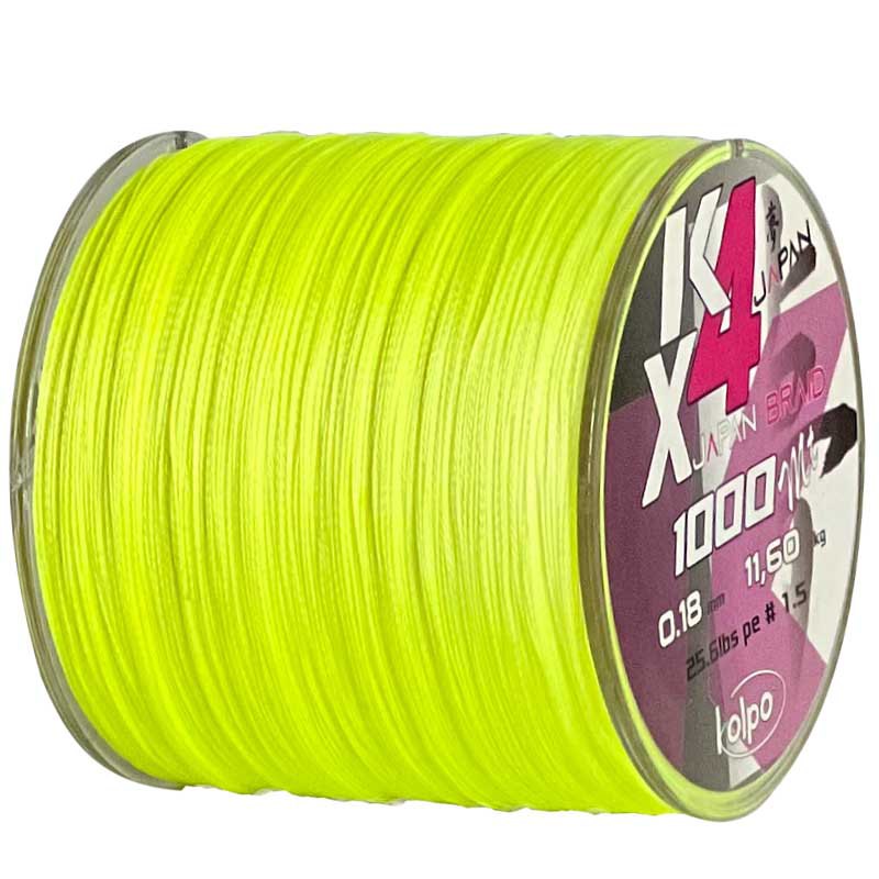 Kolpo Kx4 1000 M Braided Line Golden 0.200 mm Kolpo Kx4 1000 M Braided Line Golden 0.200 mm von Kolpo