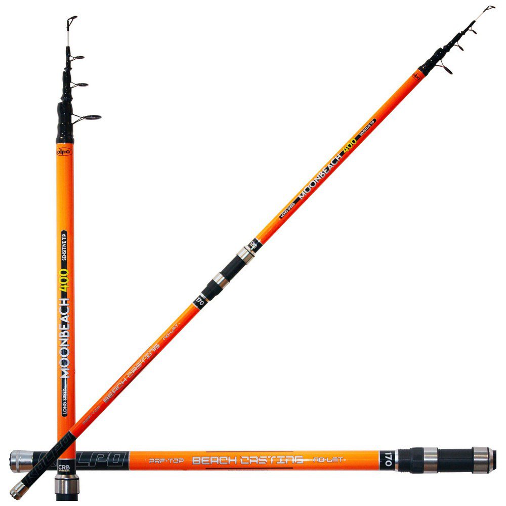 Kolpo Moonbeach Telescopic Surfcasting Rod Orange 4.00 m / 170 g von Kolpo