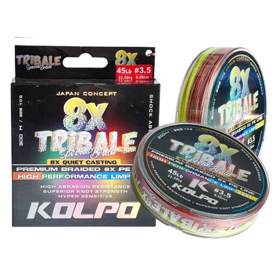 Kolpo Special 8x 300 M Braided Line Durchsichtig 0.300 mm Kolpo Special 8x 300 M Braided Line Durchsichtig 0.300 mm von Kolpo