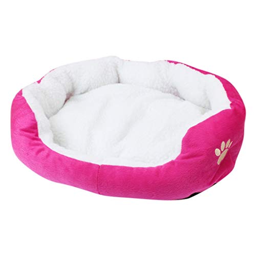 Kolylong® Haustier Katzenbett Kissen Weich Hundebett Plüsch Warm rutschfest Hundeschlafplatz Katzendecke Hundematratze Hundesofa Katzensofa Hundekorb Waschbar Hygienisch und Hundebett Groß 60 x 50cm von Koly-Hundebett