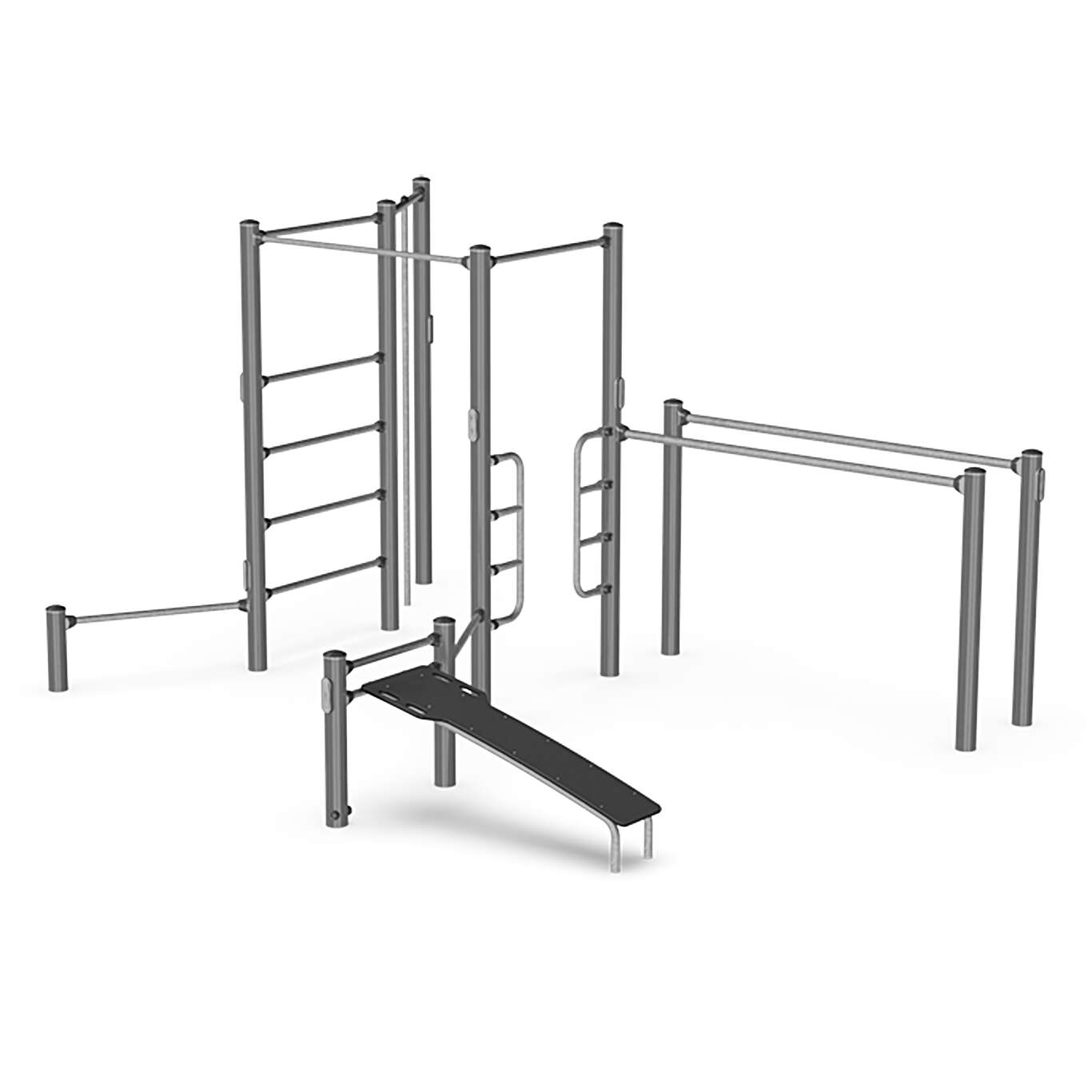 Kompan Outdoor-Fitness-Station "Pro 4" Kompan Outdoor-Fitness-Station "Pro 4" von Kompan