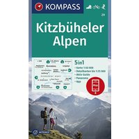 Kompass Verlag WK 29 Kitzbühler Alpen von Kompass Verlag