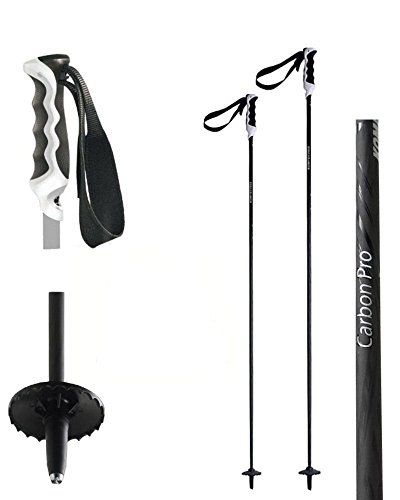 Komperdell Alpin Skistock Carbon Black - Carbon SKISTÖCKE Duplo-Griff Komperdell Alpin Skistock Carbon Black - Carbon SKISTÖCKE Duplo-Griff von Komperdell