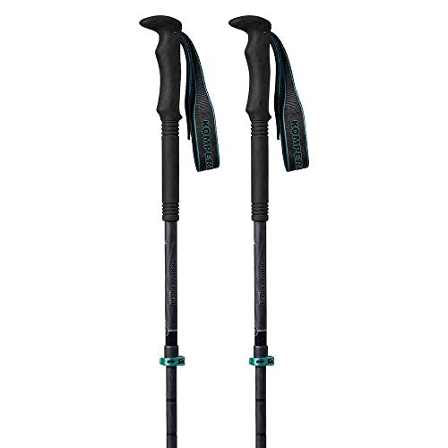 Komperdell Carbon C3 Pro Compact Wanderstöcke, schwarz-Mint, 90-120 Komperdell Carbon C3 Pro Compact Wanderstöcke, schwarz-Mint, 90-120 von Komperdell