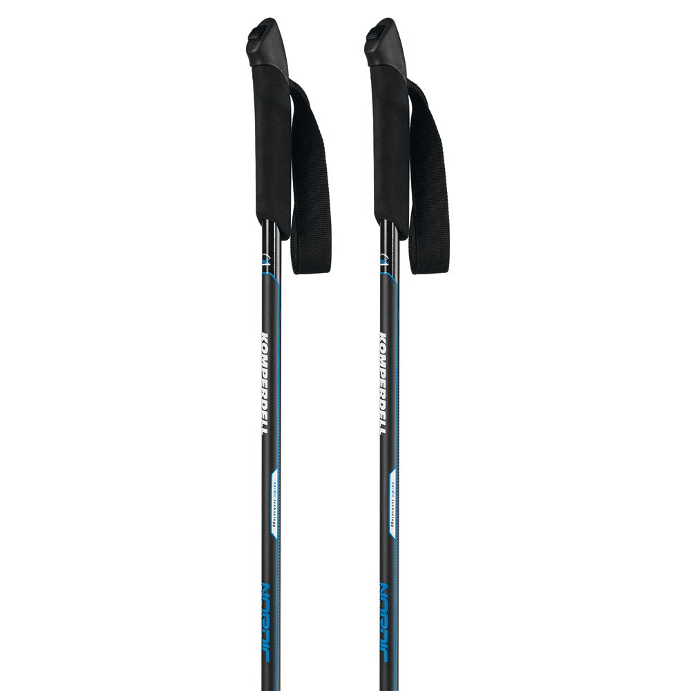 Komperdell Nordic Adventure Poles Schwarz 140 cm von Komperdell