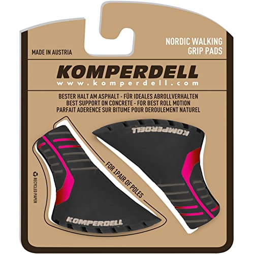Komperdell Nordic Walking Gummipuffer schwarz/pink vulkanisiert Komperdell Nordic Walking Gummipuffer schwarz/pink vulkanisiert von Komperdell