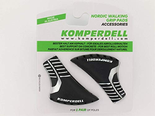 Komperdell Nordic Walking Grip Pad Paar Farbe: schwarz/Silber Komperdell Nordic Walking Grip Pad Paar Farbe: schwarz/Silber von Komperdell