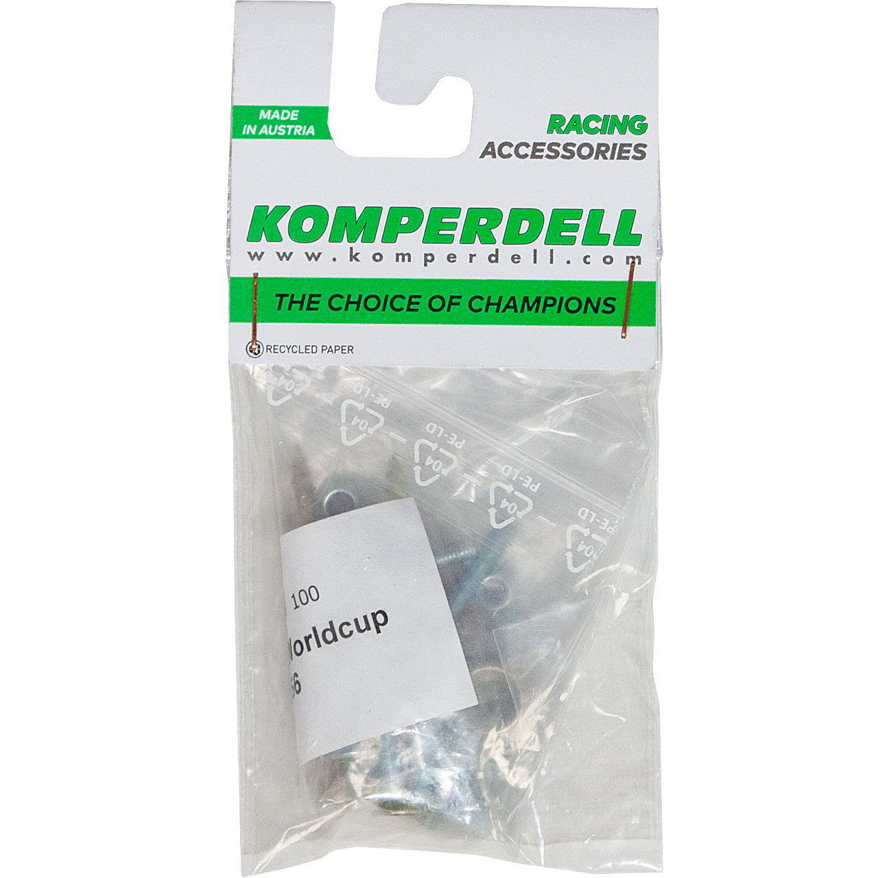 Komperdell Schraubensatz für Schlagschutz World Cup Komperdell Schraubensatz für Schlagschutz World Cup von Komperdell