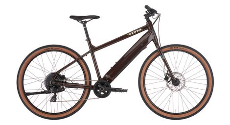 citybike kona dew hd shimano altus 8v 418wh 650b braun 2023 von Kona