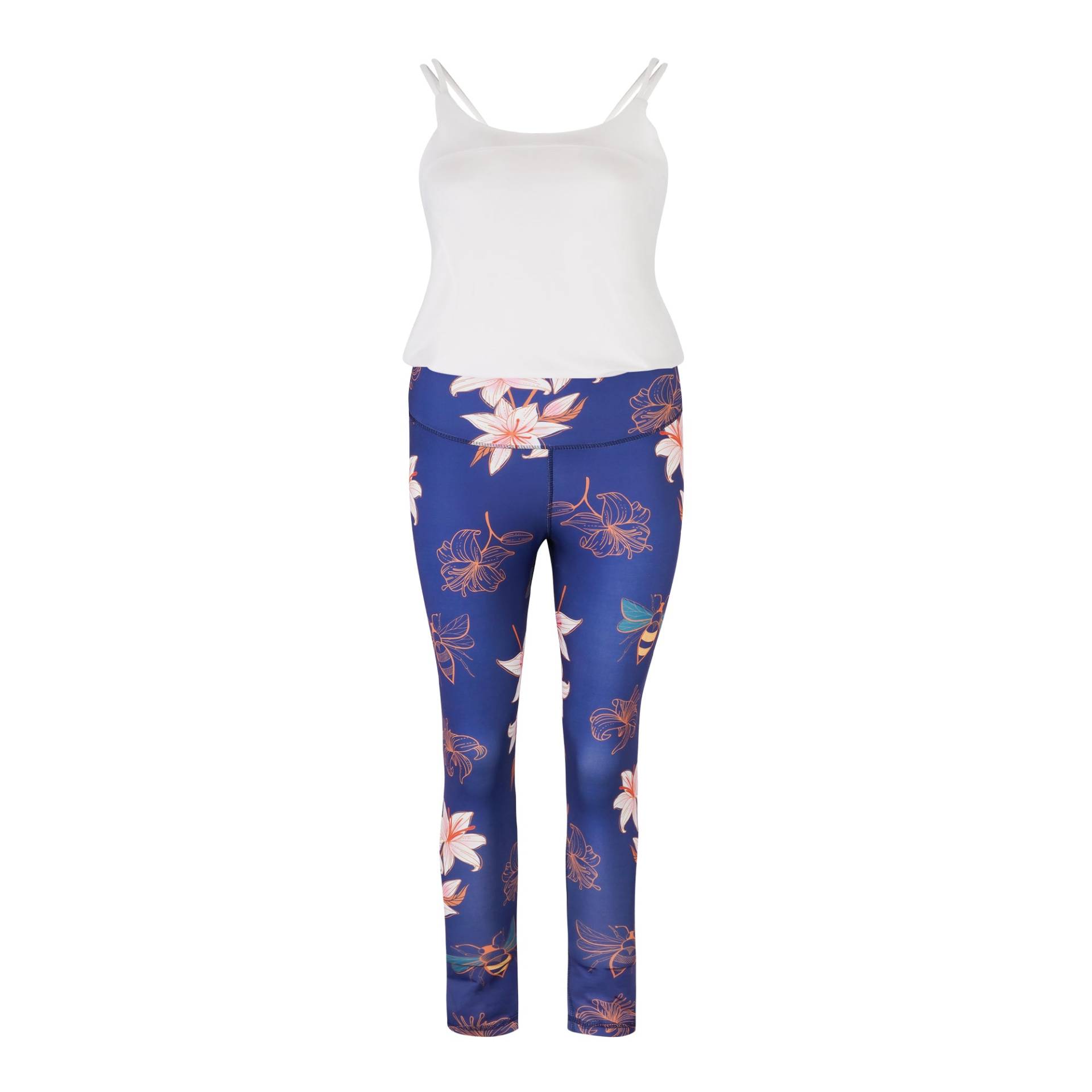 Konekto Jumpsuit Motion Glow Lily mit Modal White Konekto Jumpsuit Motion Glow Lily mit Modal White von Konekto