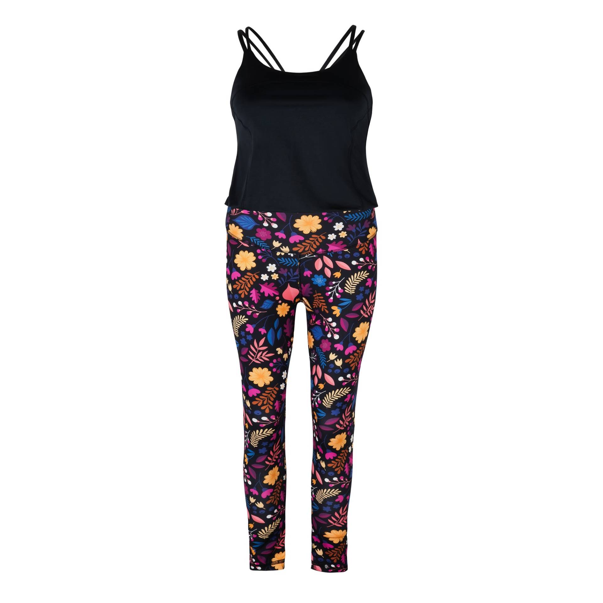 Konekto Jumpsuit Motion Primerose mit Schwarz Konekto Jumpsuit Motion Primerose mit Schwarz von Konekto