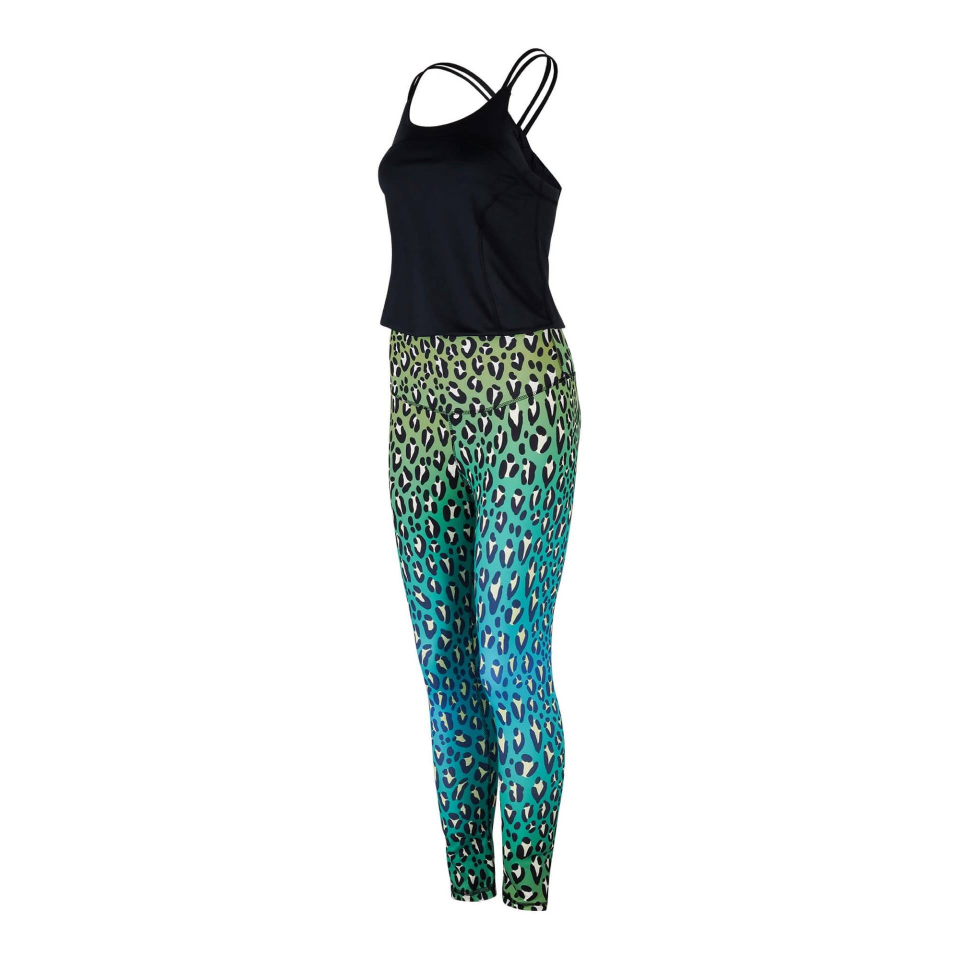 Konekto Jumpsuit Motion Safari Green mit Schwarz Konekto Jumpsuit Motion Safari Green mit Schwarz von Konekto