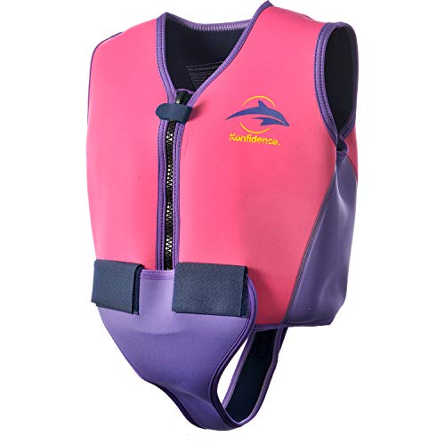 Konfidence Jacke - Unsere Original Premium Jugend Schwimmweste / Schwimmweste für Kinder von 8-14 Jahren - Unsere Jugend Schwimmhilfe mit abnehmbaren Schwimmern (Pink/Flieder (ca. 10-12 Jahre) Konfidence Jacke - Unsere Original Premium Jugend Schwimmweste / Schwimmweste für Kinder von 8-14 Jahren - Unsere Jugend Schwimmhilfe mit abnehmbaren Schwimmern (Pink/Flieder (ca. 10-12 Jahre) von Konfidence