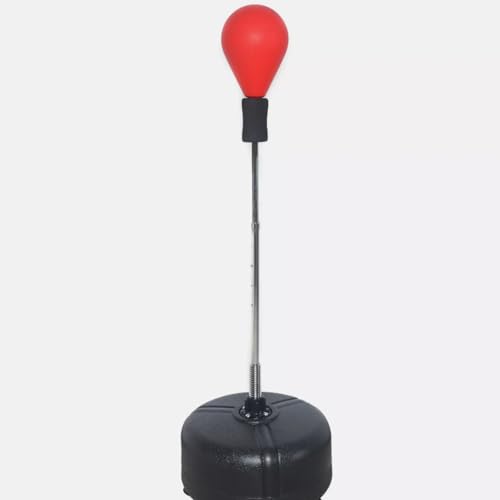 Konfiur Boxsack Stehend, Punchingball Set Höhenverstellbar von 120cm-160cm, Boxing Bag Box Sack für Kinder und Erwachsene, Standboxsack mit Boxhandschuhen & Pumpe, Rot Konfiur Boxsack Stehend, Punchingball Set Höhenverstellbar von 120cm-160cm, Boxing Bag Box Sack für Kinder und Erwachsene, Standboxsack mit Boxhandschuhen & Pumpe, Rot von Konfiur