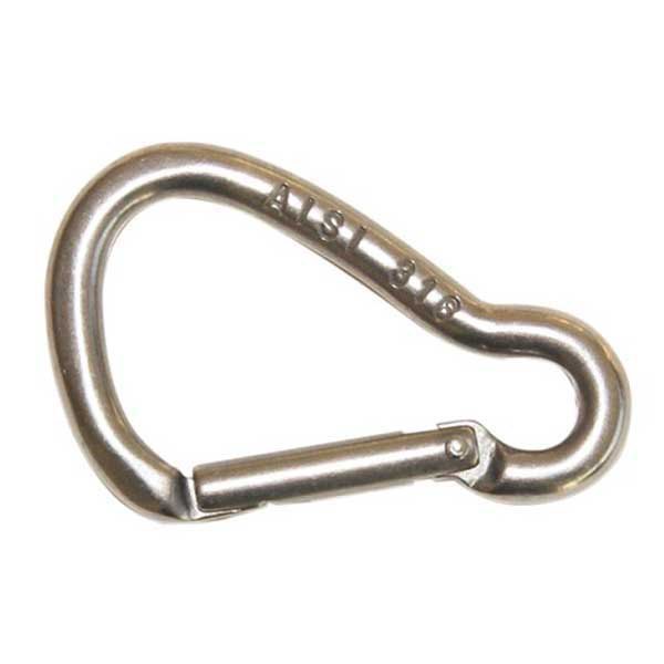 Kong Italy Asymmetric Carabiner Silber 12 x 120 mm Kong Italy Asymmetric Carabiner Silber 12 x 120 mm von Kong Italy