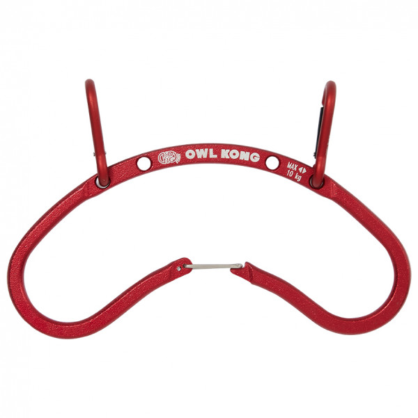 Kong - Owl Pitons Holder - Materialkarabiner rot Kong - Owl Pitons Holder - Materialkarabiner rot von Kong