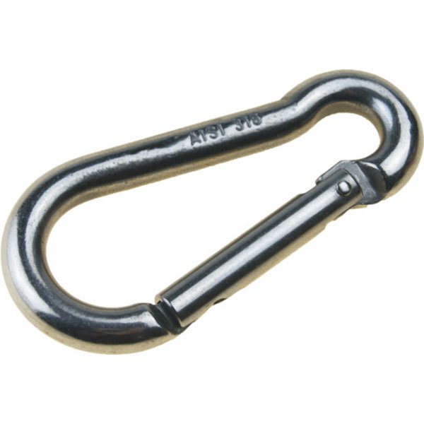 Kong Italy Special Carabine Hook 5 Units Silber 12 mm von Kong Italy