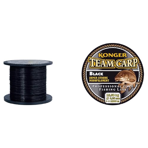 Angelschnur Angelleine Team Carp Black 0.20-0.22 mm Konger (0,22 mm) von Konger