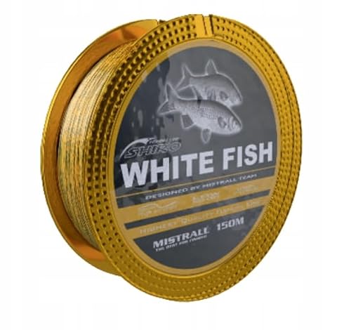 Angelschnur MISTRALL Shiro White Fish 0,14-0,35mm 150m Posen Fischen Monofile (0,18mm/4,90kg) von Konger
