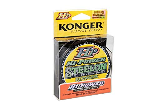 Konger Angelschnur HP HI-Power Fluorocarbon Coated 150m Spule 0,14mm - 0,30mm (0,25mm / 8,80kg) von Konger