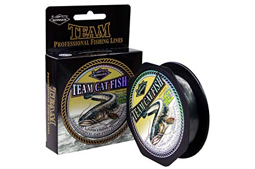 Konger Angelschnur Team CAT Fish 0,45-0,80mm Welsschnur Wels Wallerschnur stark! (0,70mm/30,50kg/200m) von Konger