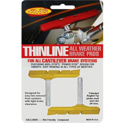 Kool-Stop Fahrrad Bremsschuh Cantilever -Thinline- C3 gelb Felgen Bremse Kool-Stop Fahrrad Bremsschuh Cantilever -Thinline- C3 gelb Felgen Bremse von Kool Stop