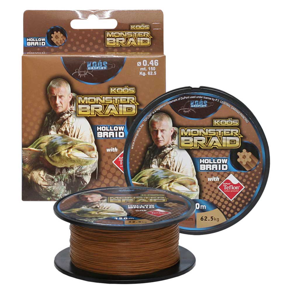 Koos 12x Monster Hollow 2x150 M Braided Line Braun 0.460 mm Koos 12x Monster Hollow 2x150 M Braided Line Braun 0.460 mm von Koos