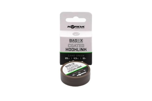 Korda Basix Coated Hooklink Camo Green 10m 25lb KBX011 Vorfach Vorfachmaterial Karpfenvorfach Korda Basix Coated Hooklink Camo Green 10m 25lb KBX011 Vorfach Vorfachmaterial Karpfenvorfach von Korda