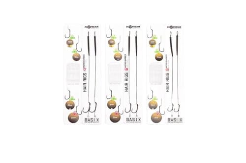 Korda Karpfenvorfächer zum Karpfenangeln Basix Hair Rigs Wide Gape, Größe/Tragkraft:Gr. 8 / 18lbs / 8.2kg Korda Karpfenvorfächer zum Karpfenangeln Basix Hair Rigs Wide Gape, Größe/Tragkraft:Gr. 8 / 18lbs / 8.2kg von Korda