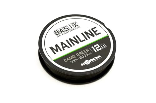Korda Basix Mainline - Nylon Vislijn - 12lb - 0.35mm - 500m Korda Basix Mainline - Nylon Vislijn - 12lb - 0.35mm - 500m von Korda