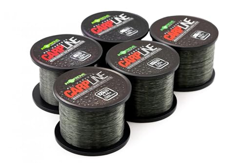 Korda Carp Mono Angelschnur, 6,8 kg, 1000 m, Grün 0,40 mm, hohe Abriebfestigkeit, sinkendes Monofil, Starke Knotenfestigkeit zum Karpfenangeln Korda Carp Mono Angelschnur, 6,8 kg, 1000 m, Grün 0,40 mm, hohe Abriebfestigkeit, sinkendes Monofil, Starke Knotenfestigkeit zum Karpfenangeln von Korda