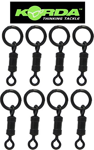 Korda Chod Swivel - 8 Wirbel zum Karpfenangeln, Karpfenwirbel ür Karpfenmontagen & Karpfenrigs Korda Chod Swivel - 8 Wirbel zum Karpfenangeln, Karpfenwirbel ür Karpfenmontagen & Karpfenrigs von Korda