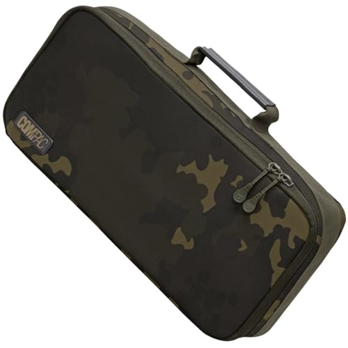 Korda Compac Buzz Bar Bag Large Dark Kamo 40x17x8cm - Angeltasche, Tasche, Transporttasche für Buzzer Bars von Korda