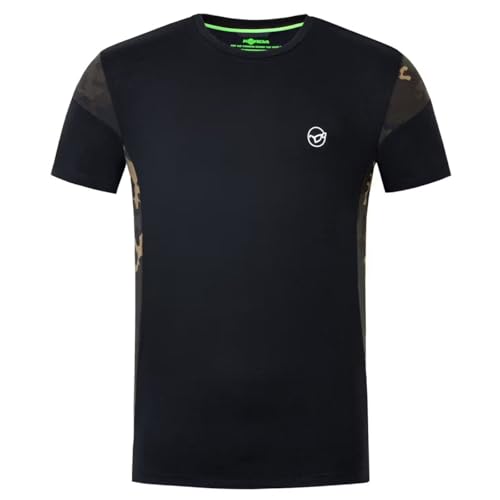 Korda Cut Tee Black - T-Shirt Angelshirt, Größe:S von Korda