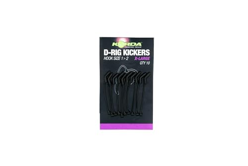 Korda D Rig Kickers green - 10 Gummiringe, Größe:XL - für Hakengr. 1-2 von Korda