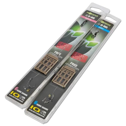 Korda IQ D Rig Barbless - 1 Karpfenvorfach, Größe/Tragkraft:Gr. 4 / 15lb Korda IQ D Rig Barbless - 1 Karpfenvorfach, Größe/Tragkraft:Gr. 4 / 15lb von Korda