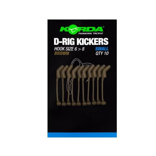 Korda Kickers D Rig Brown - 10 D-Rig Kickers, Größe:Small Korda Kickers D Rig Brown - 10 D-Rig Kickers, Größe:Small von Korda