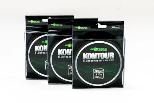 Korda Kontour Fluorcarbon - 200m Fluorocarbonschnur, Durchmesser/Tragkraft:0.37mm / 18lb Korda Kontour Fluorcarbon - 200m Fluorocarbonschnur, Durchmesser/Tragkraft:0.37mm / 18lb von Korda