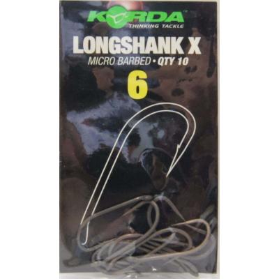 Korda Long Shank X ? 10 Stück Size 6 von Korda