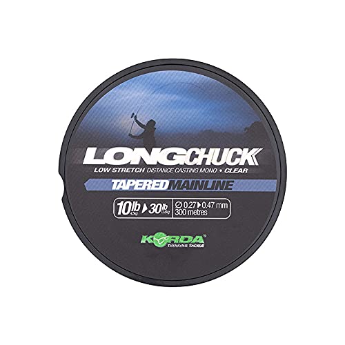 Korda LongChunk Tapered Mainline Clear 300m 15lb - 30lb / 0,33mm - 0,47mm Korda LongChunk Tapered Mainline Clear 300m 15lb - 30lb / 0,33mm - 0,47mm von Korda
