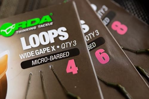 Korda Loop Rigs Krank 18lbs - 3 Karpfenrigs, Größe:4 von Korda