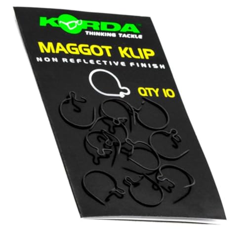 Korda Maggot Klip - 10 Madenclips, Größe:S Korda Maggot Klip - 10 Madenclips, Größe:S von Korda