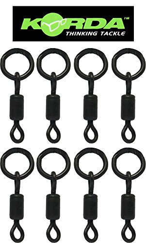Korda Ring Swivels Gr. 11-8 Wirbel für Karpfenmontagen, Karpfenrigs, Helicopter Rigs, Chod Rig, Vorfach zum Karpfenangeln Korda Ring Swivels Gr. 11-8 Wirbel für Karpfenmontagen, Karpfenrigs, Helicopter Rigs, Chod Rig, Vorfach zum Karpfenangeln von Korda