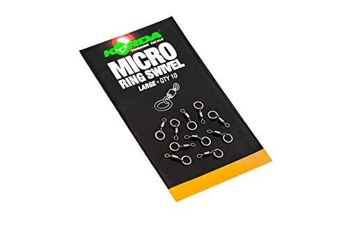 Korda Ringwirbel für Karpfenmontagen Micro Rig Ring Swivel Medium Korda Ringwirbel für Karpfenmontagen Micro Rig Ring Swivel Medium von Korda