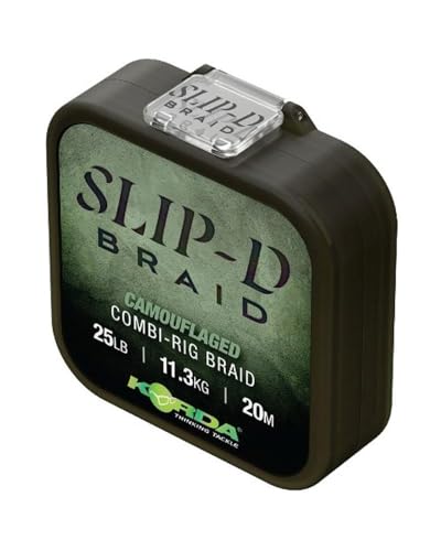 Korda Slip-D Braid Kombi-Riggeflecht, Tarnmuster, 11,3 kg, 20 m Korda Slip-D Braid Kombi-Riggeflecht, Tarnmuster, 11,3 kg, 20 m von Korda