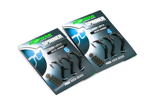 Korda Spinner Hook Sections Krank Micro Barbed Größe 6 KCR127 Readyrig Fertigrig Vorfach Rig Korda Spinner Hook Sections Krank Micro Barbed Größe 6 KCR127 Readyrig Fertigrig Vorfach Rig von Korda