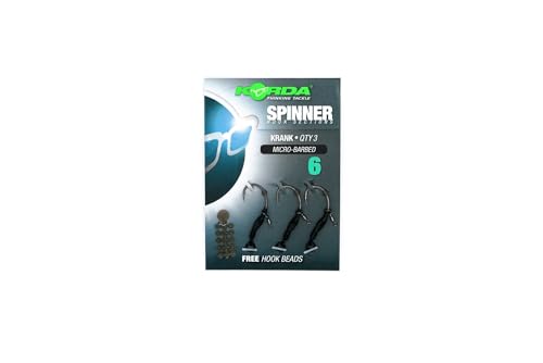 Korda Spinner Hook Sections Kurv Micro Barbed Größe 4 KCR130 Readyrig Fertigrig Vorfach Rig Korda Spinner Hook Sections Kurv Micro Barbed Größe 4 KCR130 Readyrig Fertigrig Vorfach Rig von Korda