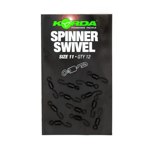 Korda Spinner Swivel XX Größe 11, 12 Stück von Korda