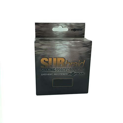 Korda Sub Braid 1200m 20lb 0,34mm SBB4 Geflochtene Schnur Braid Angelschnur Sehne Karpfenschnur von Korda