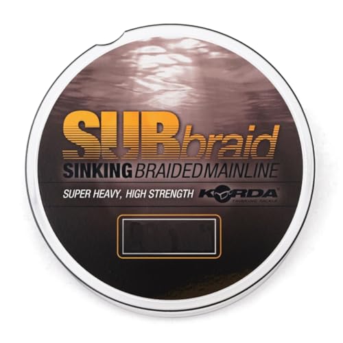 Korda Sub Braid - 450m geflochtene Angelschnur, Durchmesser/Tragkraft:0.34mm / 20lb (9.1kg) Korda Sub Braid - 450m geflochtene Angelschnur, Durchmesser/Tragkraft:0.34mm / 20lb (9.1kg) von Korda